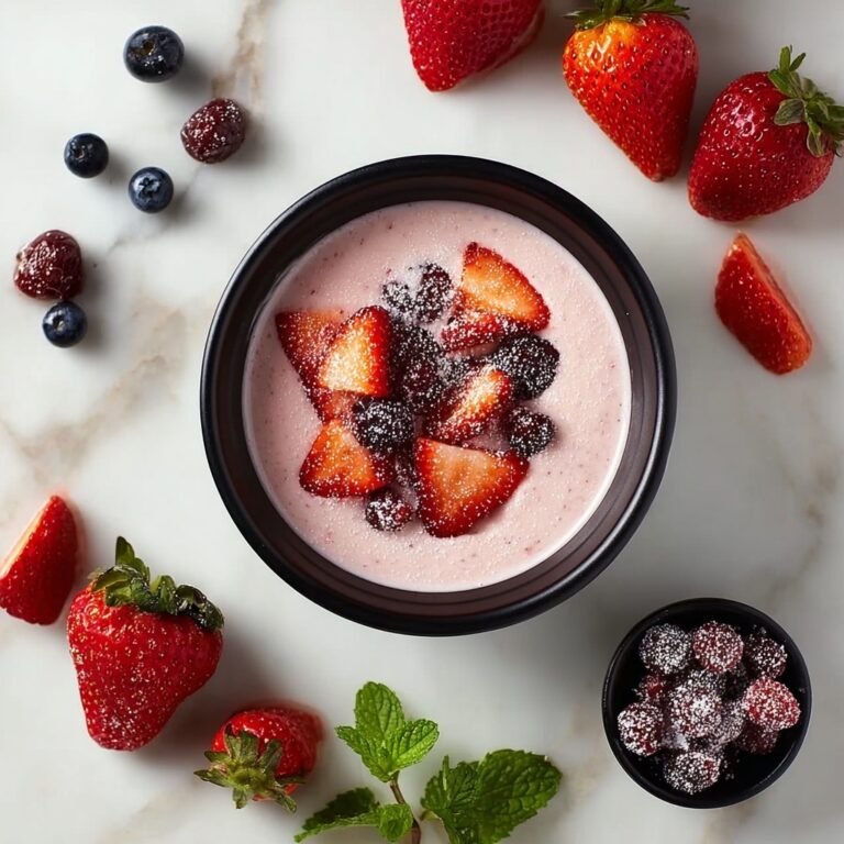 Strawberry Mousse with Homemade Strawberry Sauce Recipe