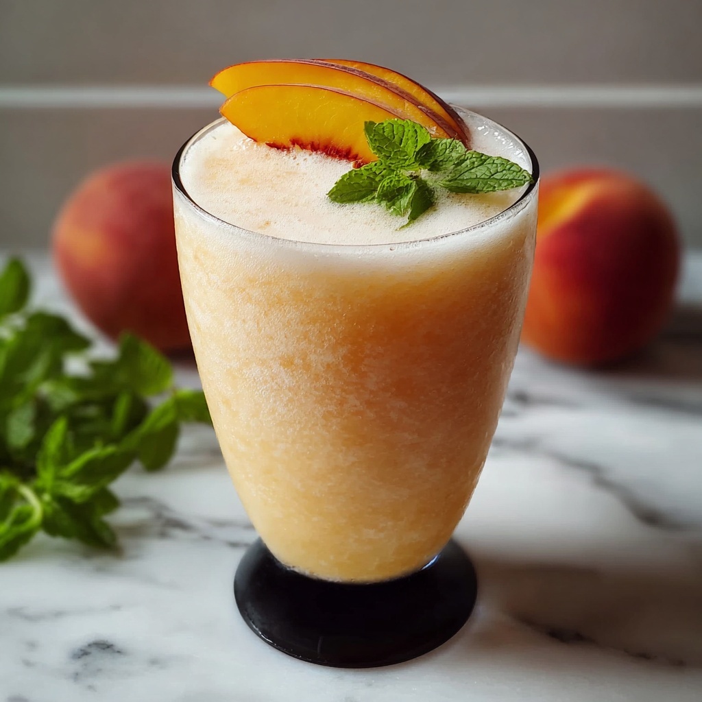 Frozen Peach Bellinis Recipe - Recipe Image