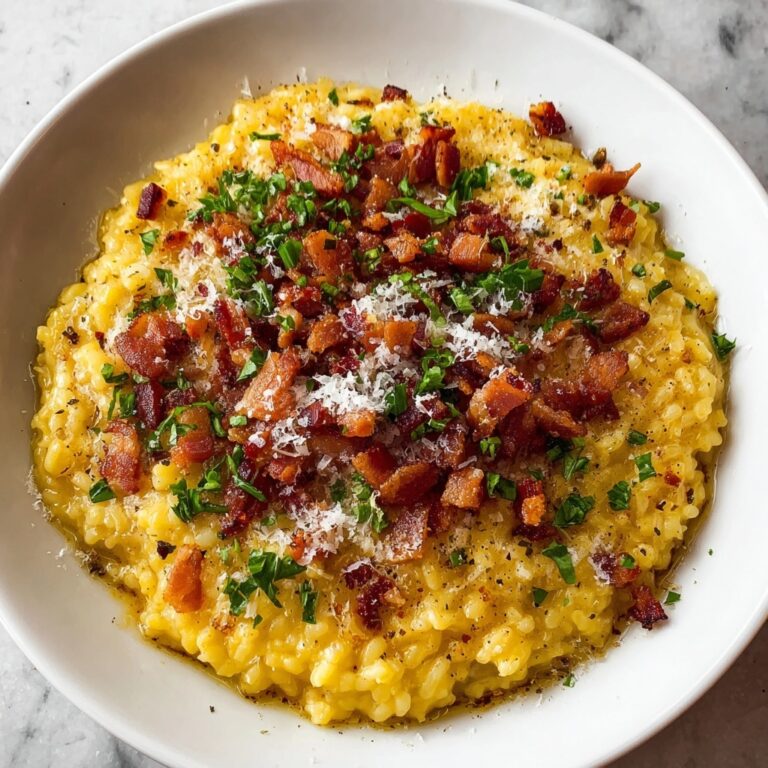 Pumpkin Risotto with Bacon and Parmesan Recipe
