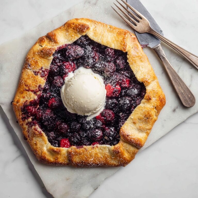 Blueberry Blackberry Galette Recipe