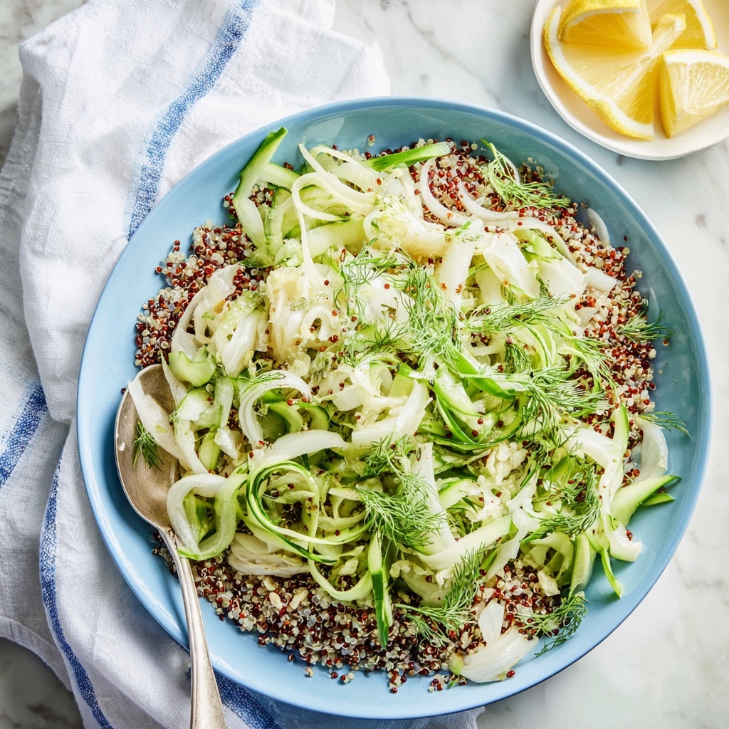 Shaved Fennel and Asparagus Salad with Quinoa and Manchego Recipe - Recipe Image