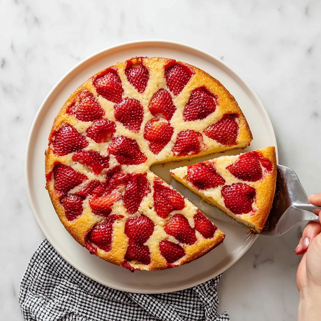 Fresh Strawberry Cake Recipe - Recipe Image