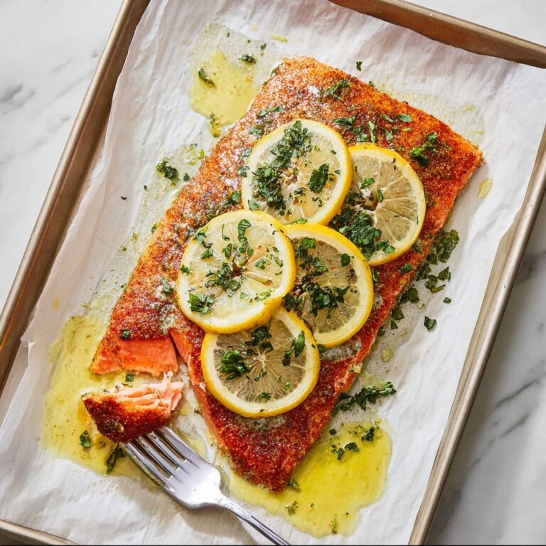 Slow Roasted Lemon Herb Salmon Recipe