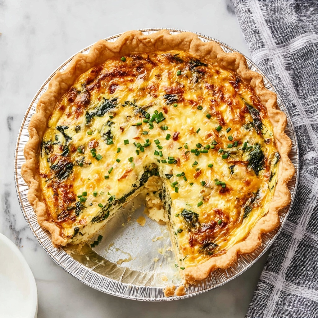 Spinach Asparagus Quiche Recipe - Recipe Image