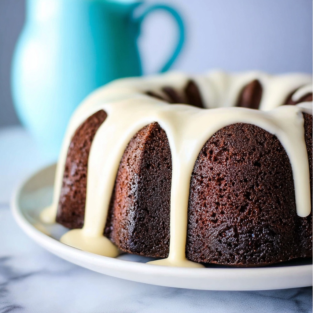 Chocolate Cake with Coconut Custard Recipe - Recipe Image