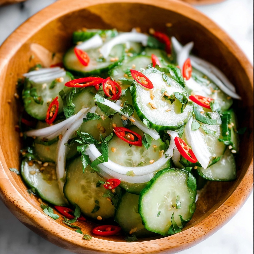 Thai Cucumber Salad for Satay Recipe - Recipe Image