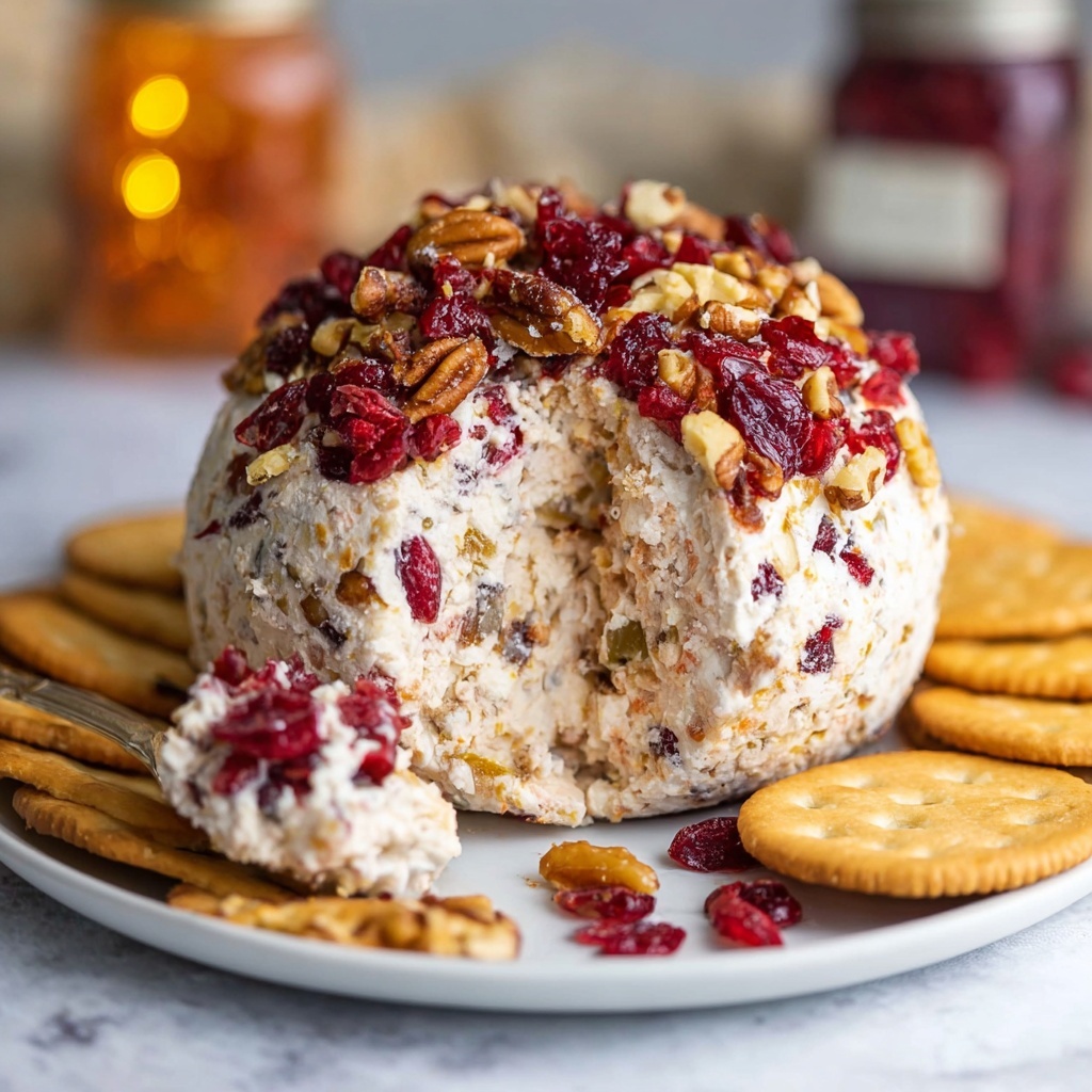 Orange Cranberry Cheese Ball - Christmas Cheese Balls Recipe - Recipe Image
