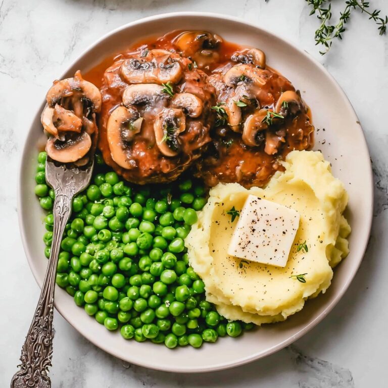 Hearty Hamburger Steak with Mushroom Gravy Recipe