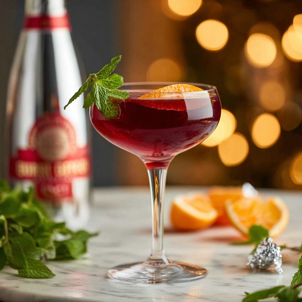 Sparkling Holiday Flirtini Recipe - Recipe Image