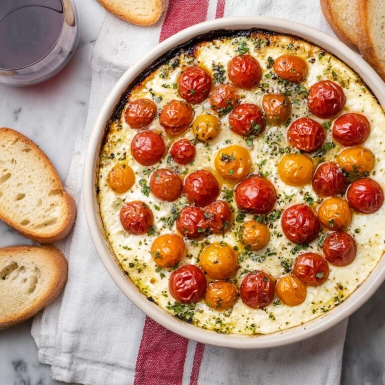 Goat Cheese Dip with Tomatoes and Herbs Recipe