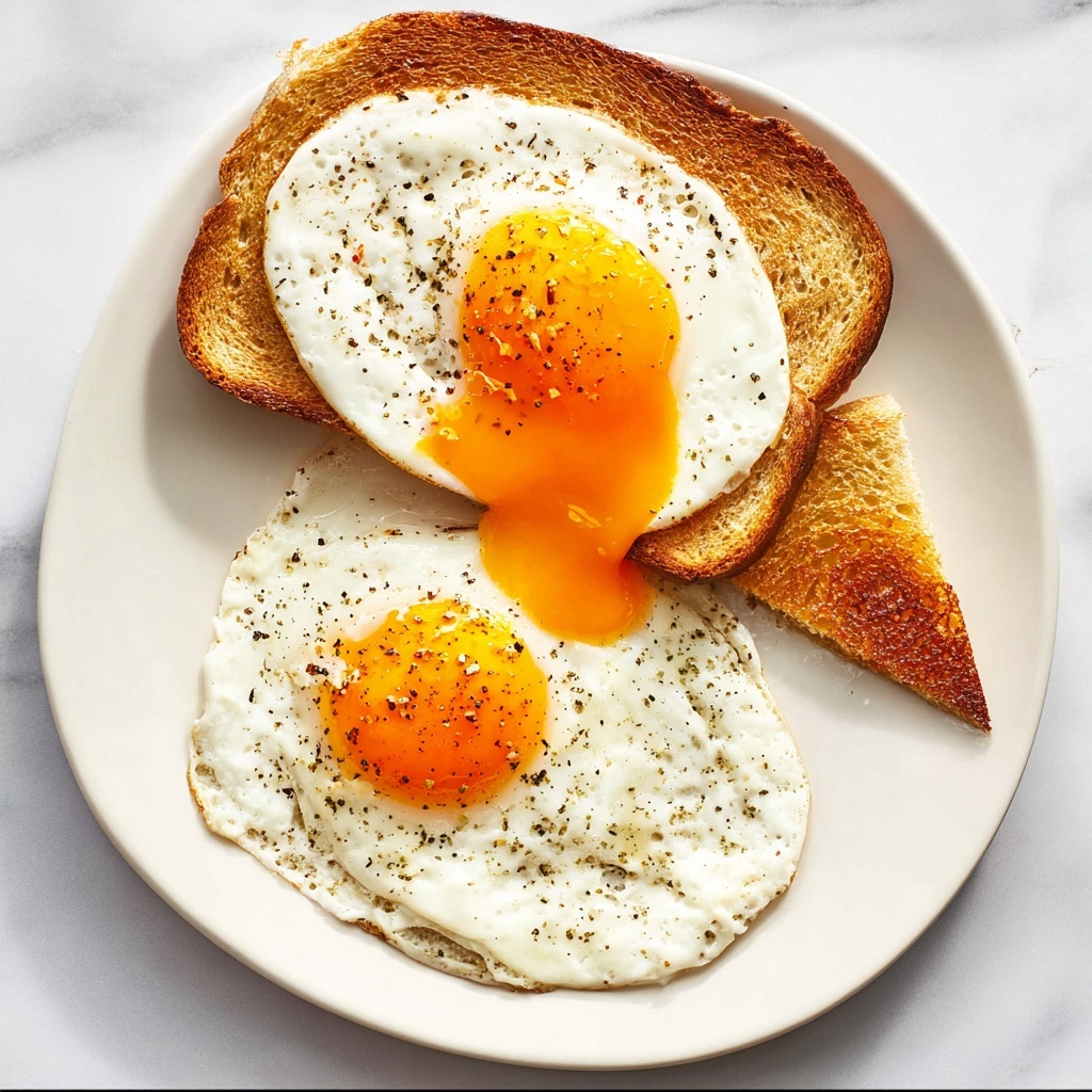How to Make Sunny Side Up Eggs Recipe - Recipe Image