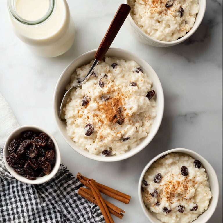 Creamy Rice Pudding with Raisins and Cinnamon Recipe