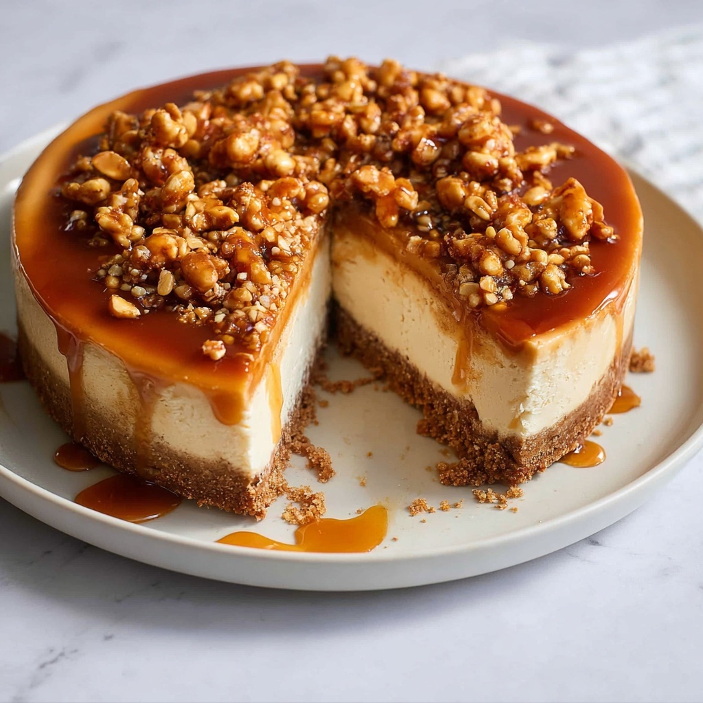 Macadamia Caramel Cheesecake Recipe - Recipe Image
