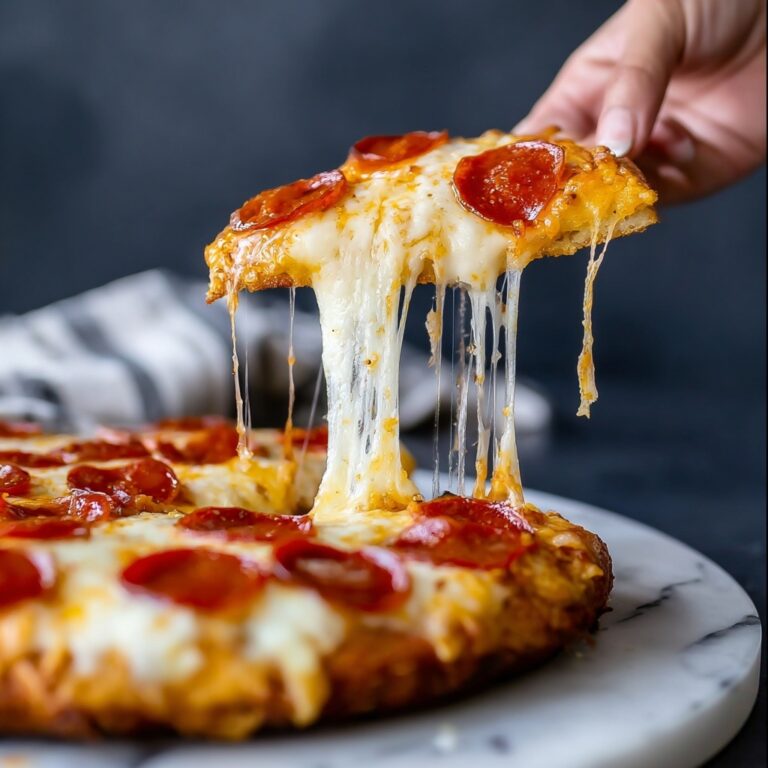 Soft Pretzel Crust Pizza with Cheese Sauce – Little Caesar’s Copycat Recipe