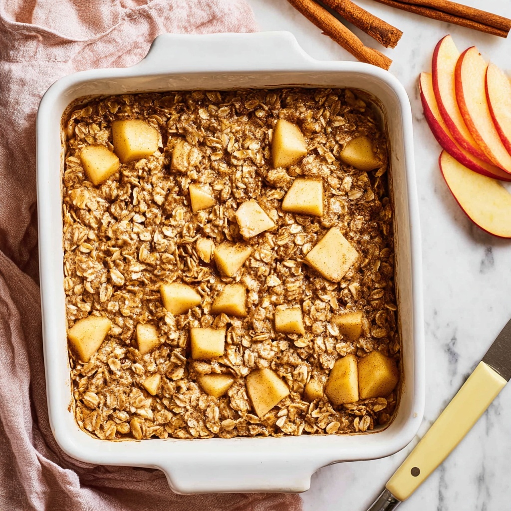 Baked Apple Oatmeal Recipe - Recipe Image