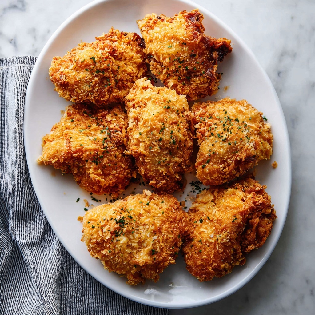 Crispy Oven-Baked Chicken Thighs with Panko Breadcrumbs Recipe - Recipe Image