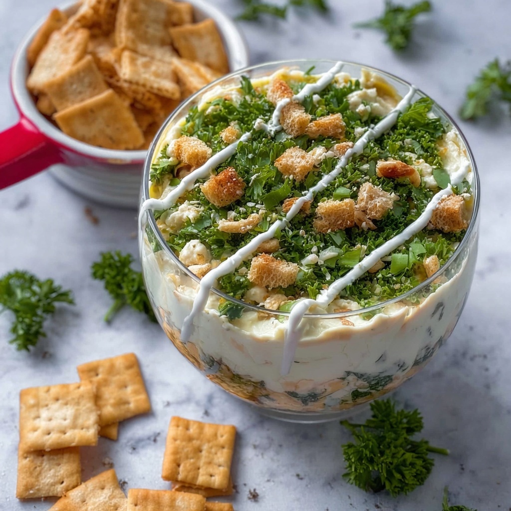 Chopped Chicken Caesar Salad Dip Recipe - Recipe Image