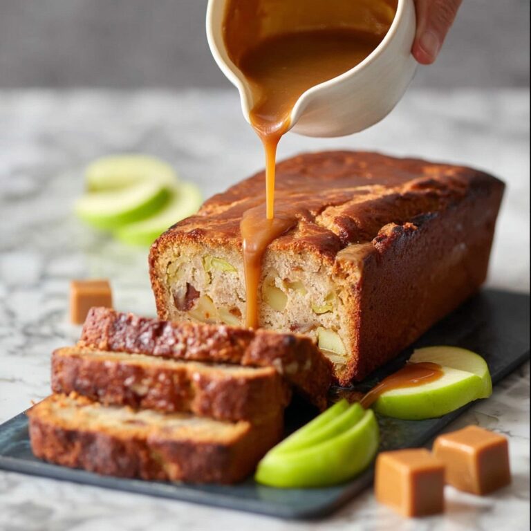 Caramel Cheesecake Stuffed Apple Bread Recipe