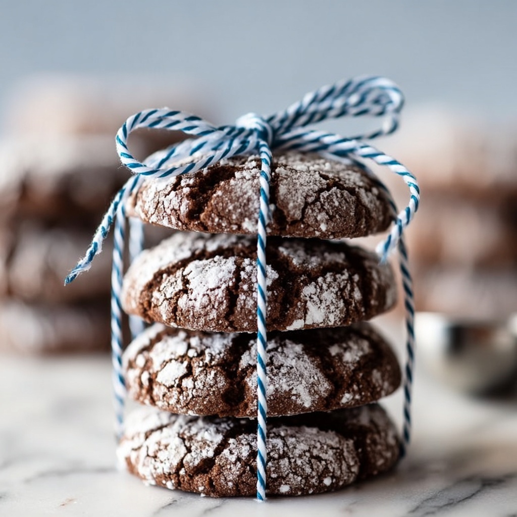Chocolate Gooey Butter Cake Cookies Recipe - Recipe Image