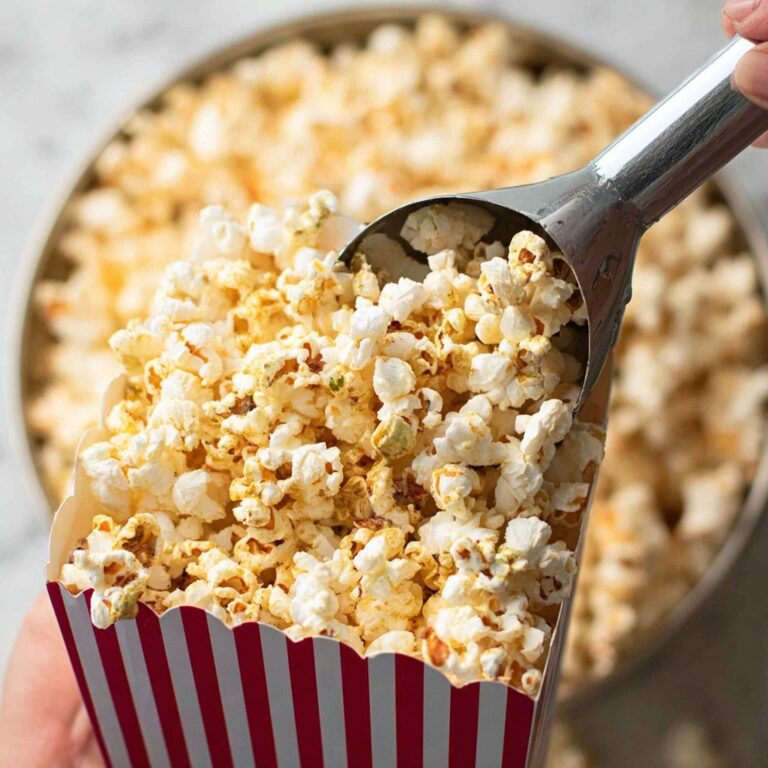Lightly Sweet ‘n Salty Crispy Butter Popcorn Recipe