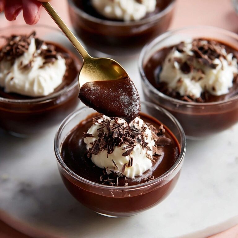 Chocolate Pudding Pots Recipe