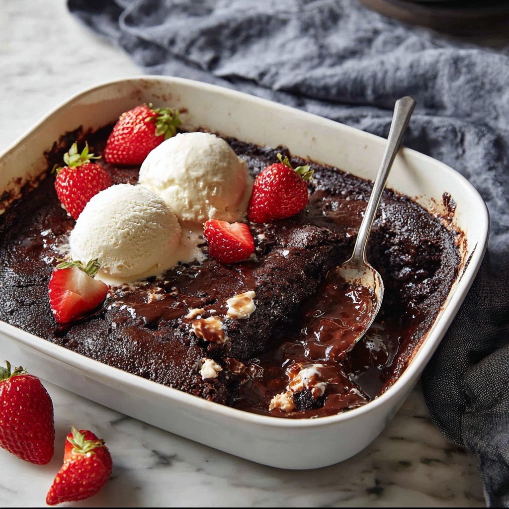 Chocolate Self-Saucing Pudding Recipe - Recipe Image