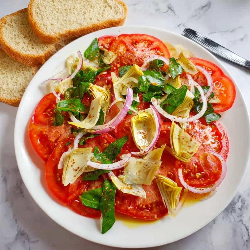 Tomato and Artichoke Salad with Capers Recipe - Recipe Image