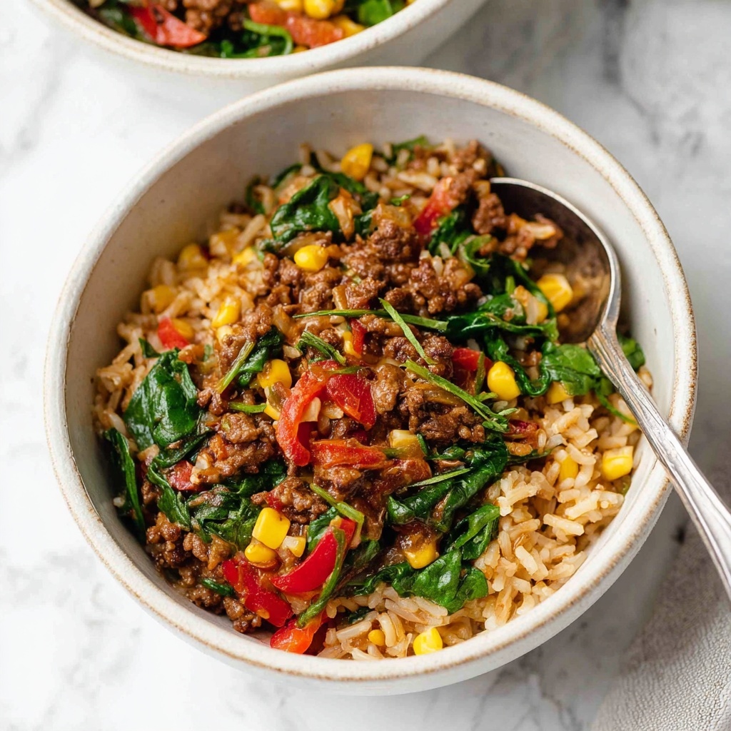 Beef and Rice with Veggies Recipe - Recipe Image