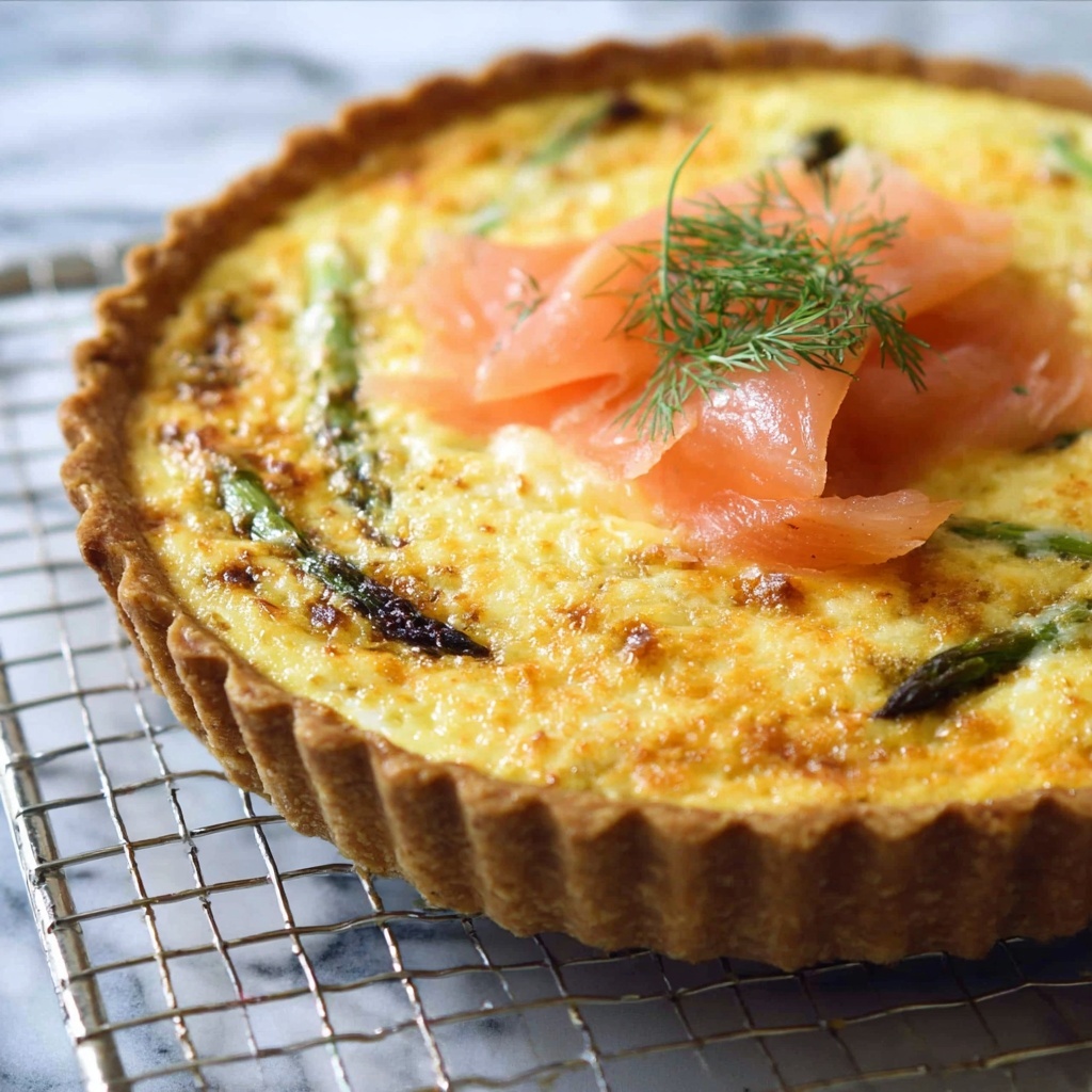 Salmon Quiche Recipe - Recipe Image