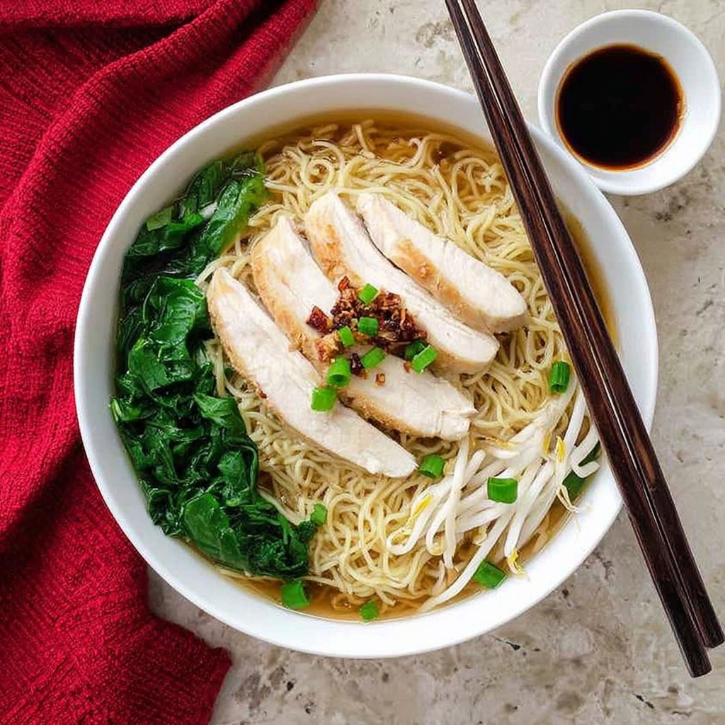 Foolproof Poached Chicken Noodle Soup Recipe - Recipe Image