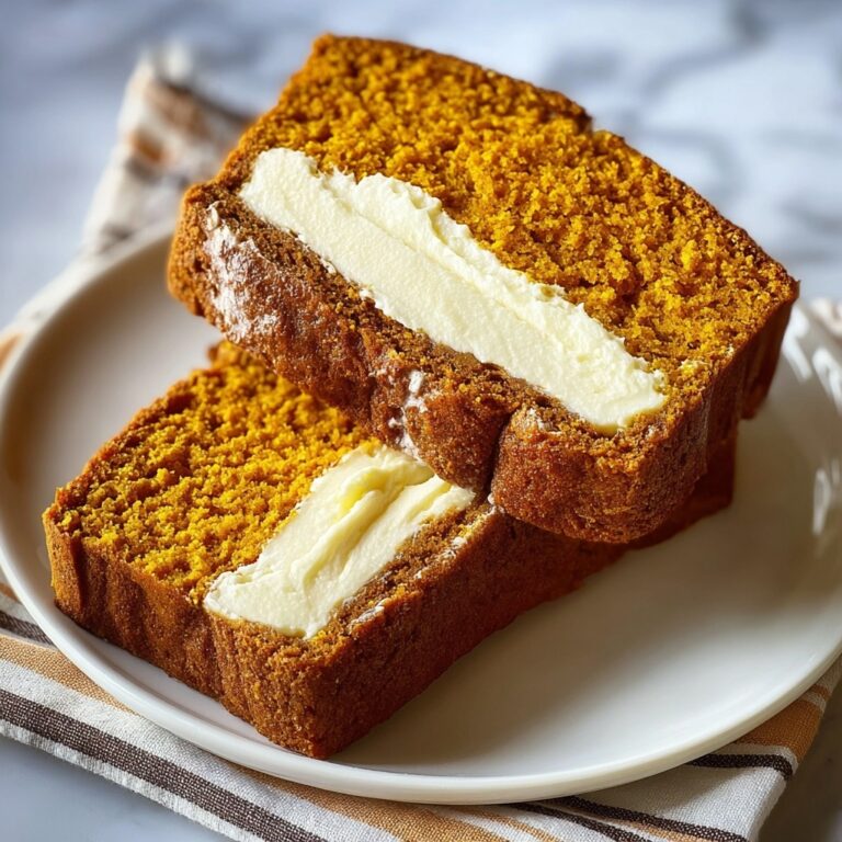 Cream Cheese-Filled Pumpkin Bread Recipe
