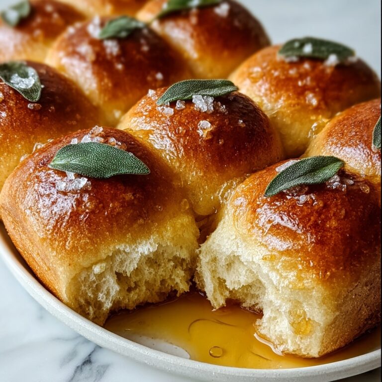 Brown Butter Sage Dinner Rolls Recipe