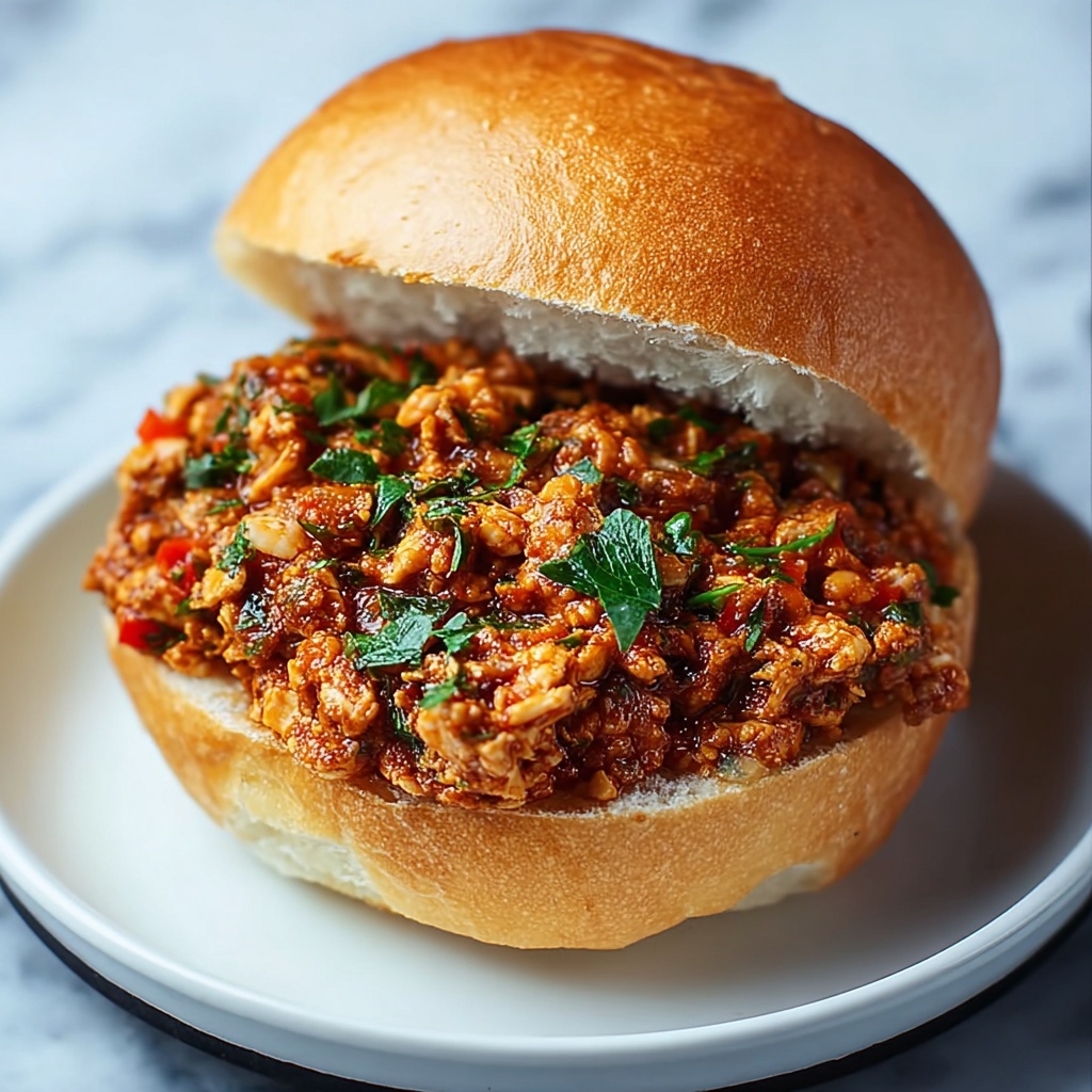 Cajun Chicken Sloppy Joes Recipe - Recipe Image
