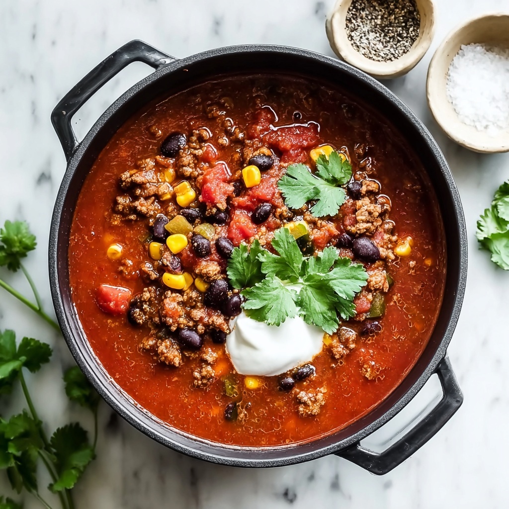 Ground Beef Enchilada Soup Recipe - Recipe Image