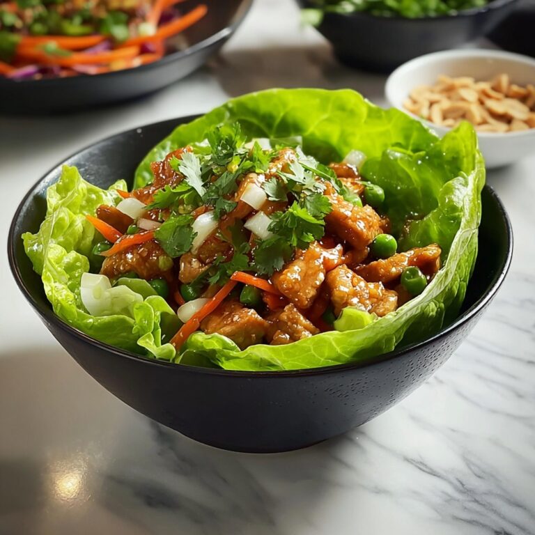 Thai Chicken Lettuce Wraps Recipe