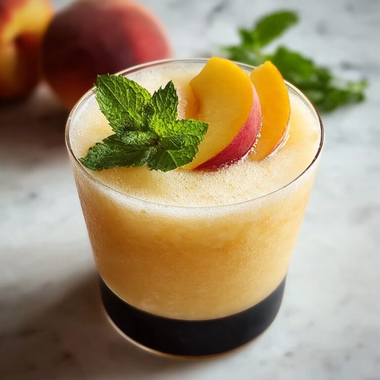 Frozen Peach Bellinis Recipe