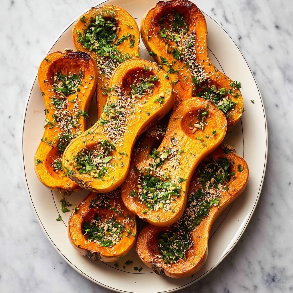 Roasted Honeynut Squash with Miso, Maple, and Sesame Recipe - Recipe Image