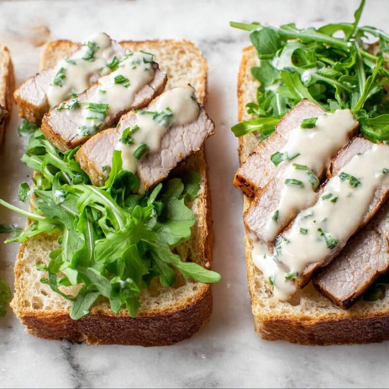 Pork Chop Sandwich with Lemon-Basil Aioli and Arugula Recipe
