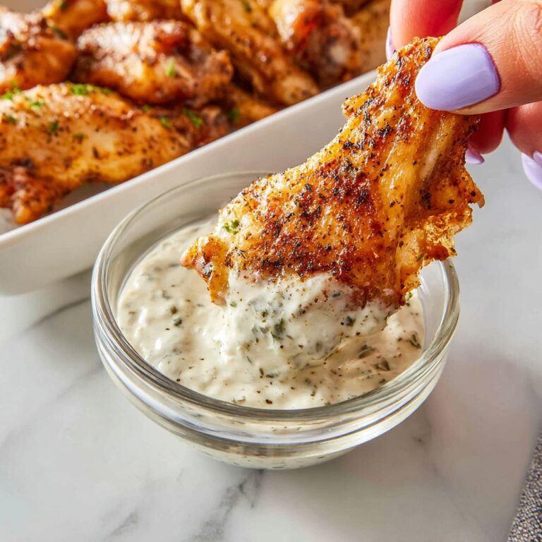 Creamy Herb and Garlic Dip for Chicken Wings Recipe