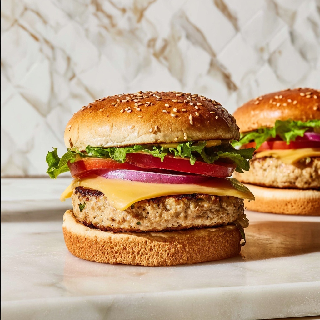 Healthy Turkey Burger Recipe - Recipe Image