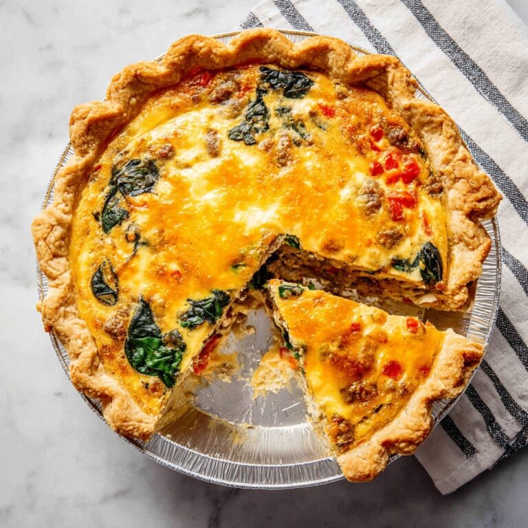 Sausage Breakfast Quiche Recipe
