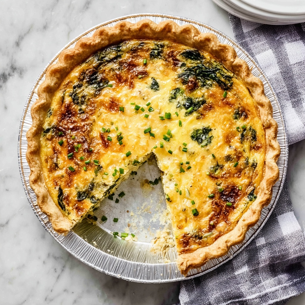 Spinach Asparagus Quiche Recipe - Recipe Image