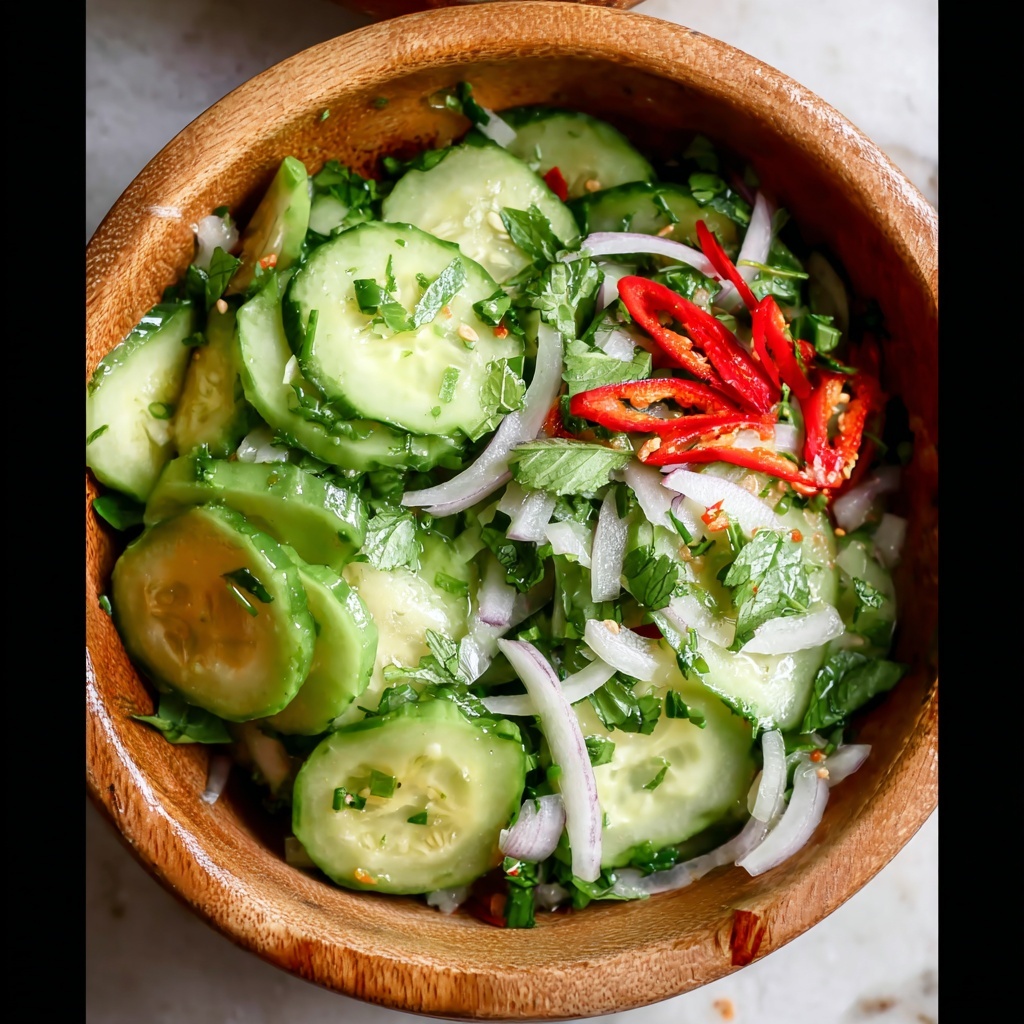 Thai Cucumber Salad for Satay Recipe - Recipe Image
