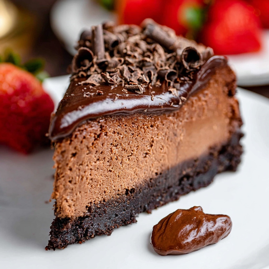 Decadent Chocolate Cheesecake Recipe - Recipe Image