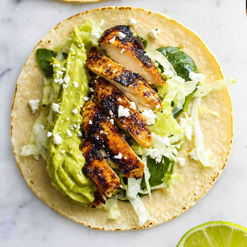 Grilled Chicken Tacos with Lime, Cabbage Slaw, and Avocado Recipe - Recipe Image