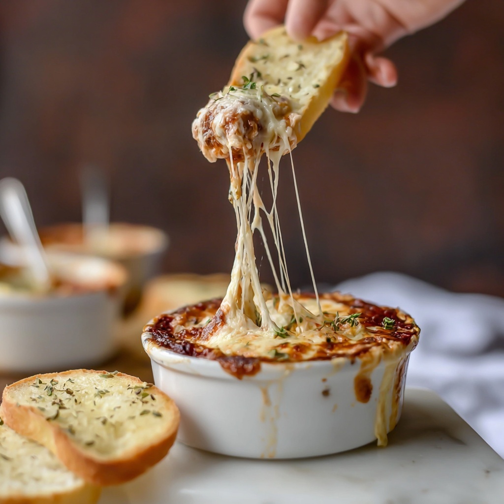 Cheesy Parmesan Meatball Soup Recipe - Recipe Image