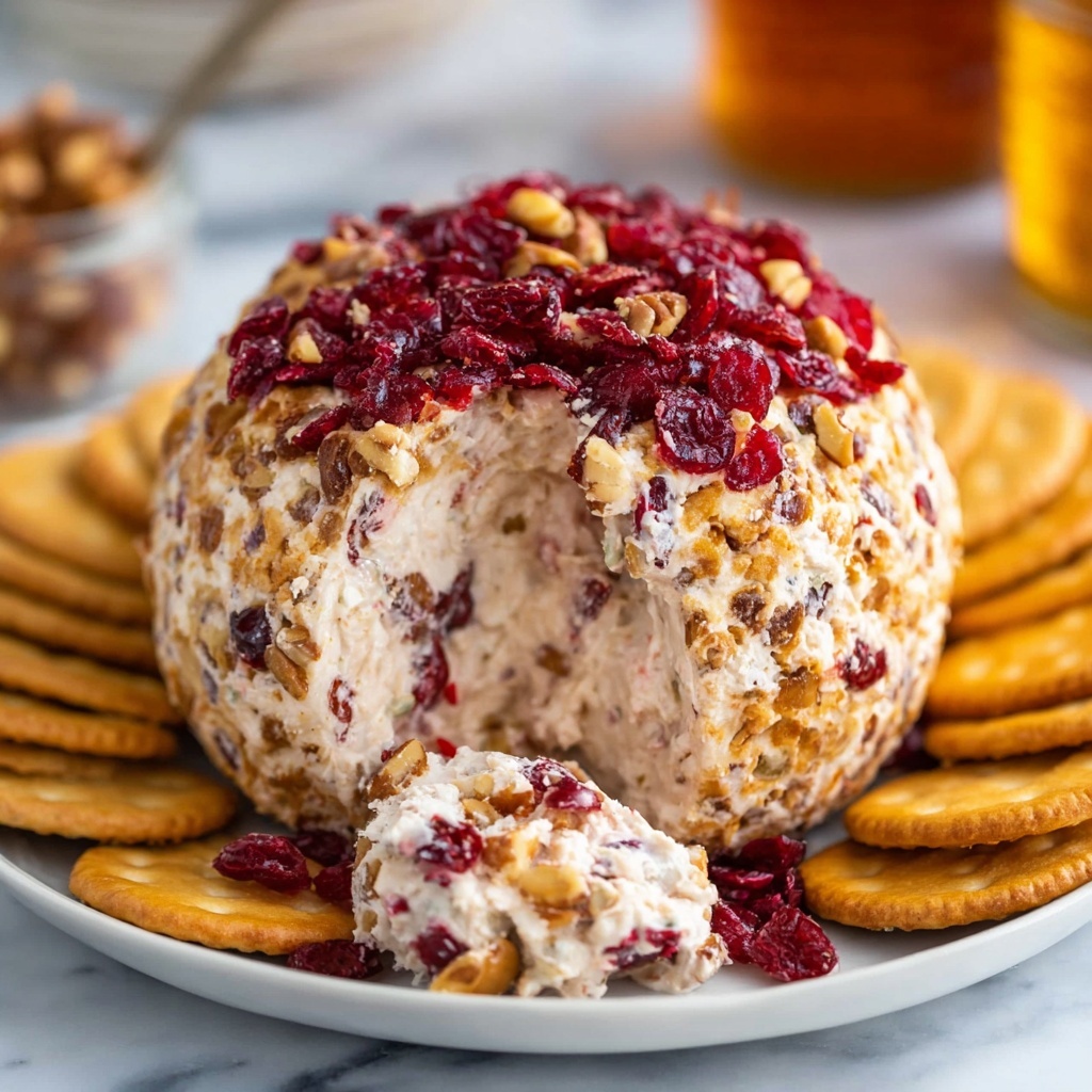Orange Cranberry Cheese Ball - Christmas Cheese Balls Recipe - Recipe Image