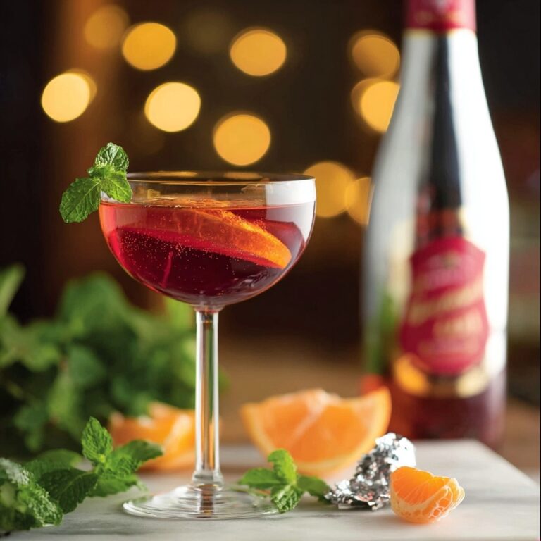 Sparkling Holiday Flirtini Recipe