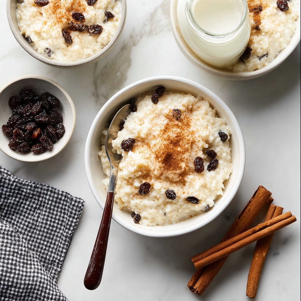Creamy Rice Pudding with Raisins and Cinnamon Recipe - Recipe Image