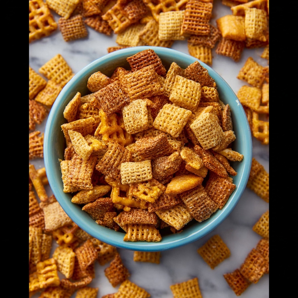 BBQ Chex Mix Snack Mix Recipe - Recipe Image